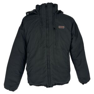 Givenchy Logo-Patched Down Jacket in Black Polyester